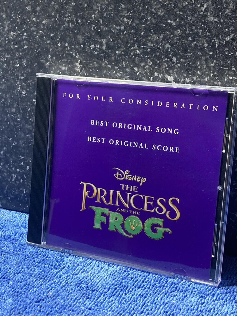 THE PRINCESS AND THE FROG 2009 FYC SOUNDTRACK CD OOP DISNEY PRINT 20TRX
